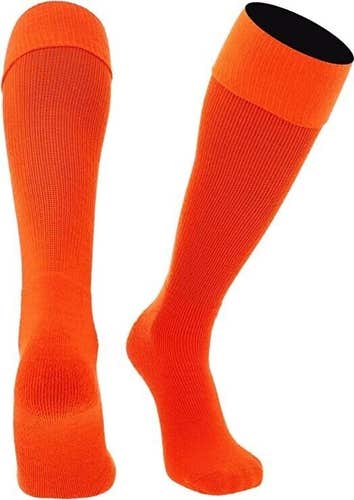 TCK Adult Unisex TSK Multisport Size Large Orange Knee High Tube Socks NWT