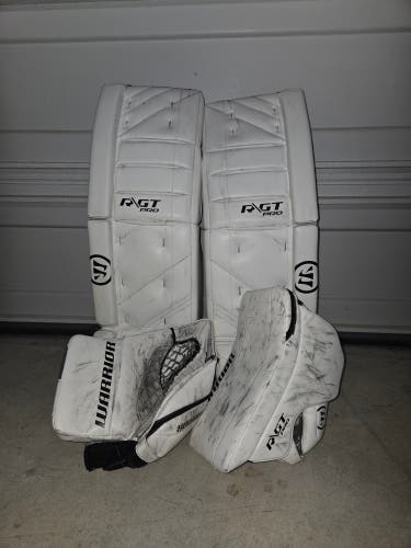Used 34" Warrior Regular Ritual GT Pro Goalie Full Set (G3 glove)