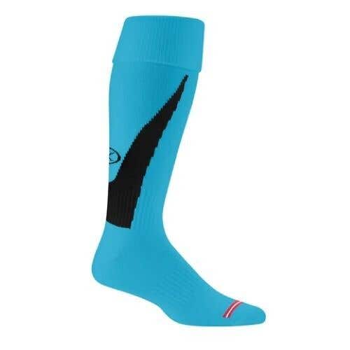 Xara Youth Unisex Elite 3048 OSFM Teal Black Soccer Socks NWT