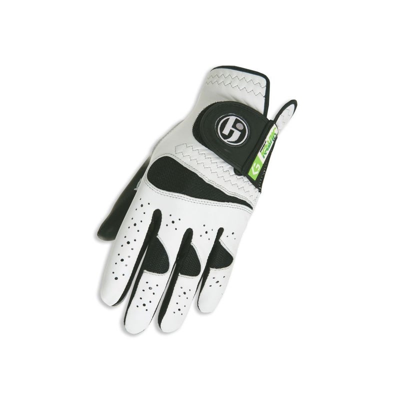 HJ AllSoft LDX Golf Glove (White, LEFT, Men's Medium) Leather Krank NEW