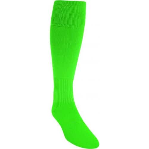 Admiral Youth Unisex Tourney II Fluorescent Green Soccer Socks NWT