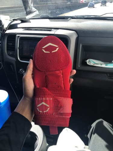 Red Used Senior EvoShield  Sliding mitt