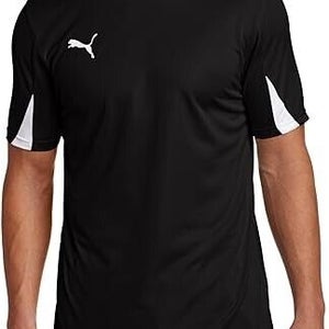 Puma Youth Unisex Team 701269 Size Small Black White Soccer Jersey NWT $22