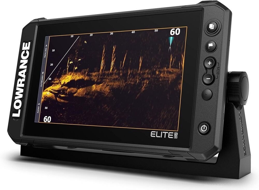 Lowrance Elite FS 9 Fish Finder (No Transducer) with Preloaded C-MAP Contour+ Ch