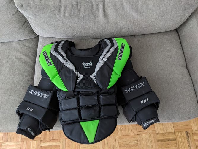 Kenesky PP1 Goalie chest Protector fits like a size small