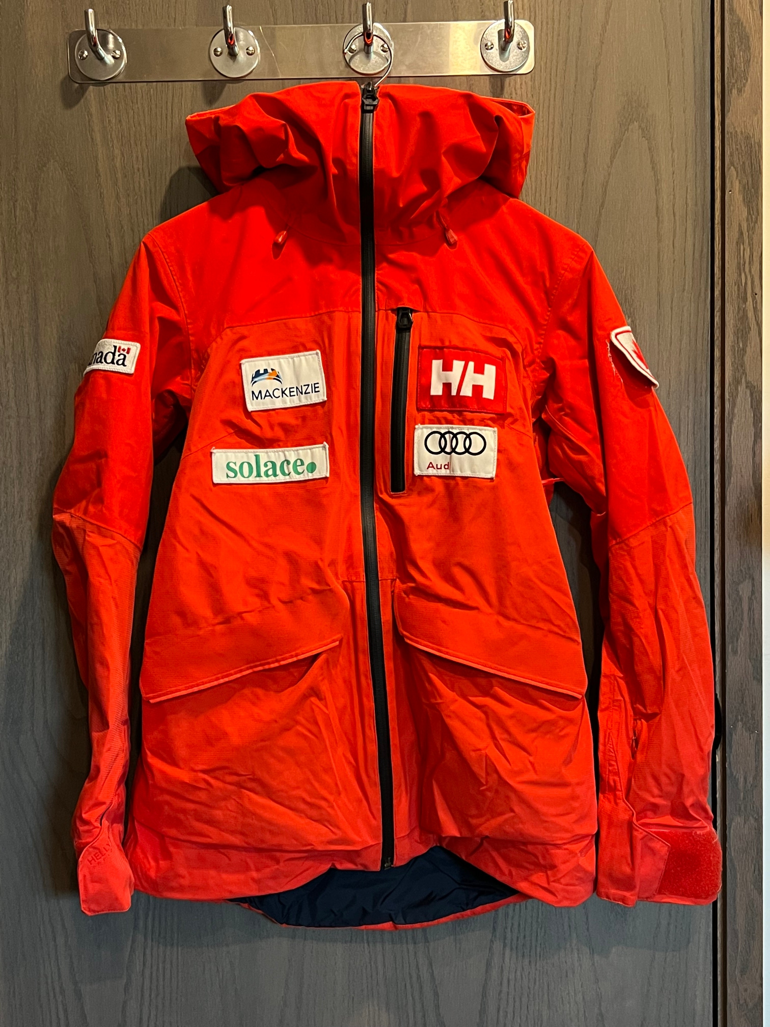 Red Used Women's Small Helly Hansen Powderqueen Jacket
