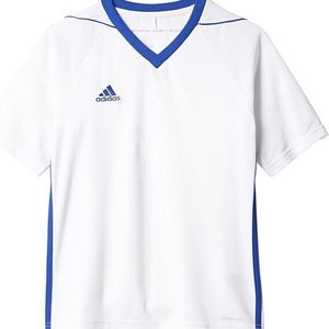 Adidas Youth Unisex Tiro 17 BJ9110 Size Medium White Blue Soccer Jersey NWT $35