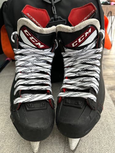 Used CCM 6 JetSpeed FT485 Hockey Skates With Blacksteel
