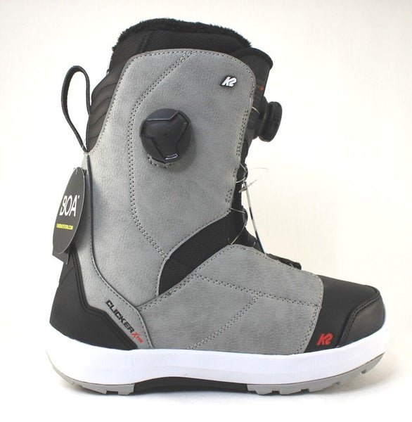 K2 Kinsley Boa Clicker X HB Snowboard Boots Women's Size Grey - Main Image