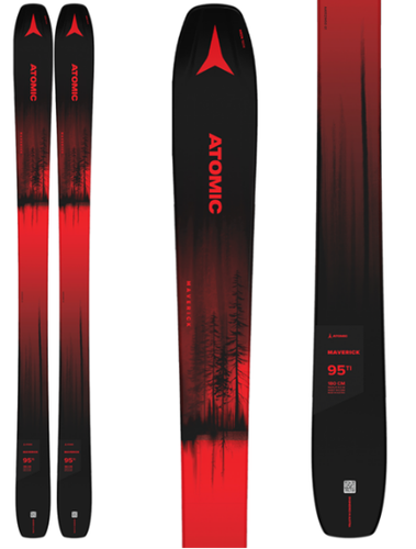 New 2022 Atomic 164 cm Maverick 95 ti Skis Without Bindings