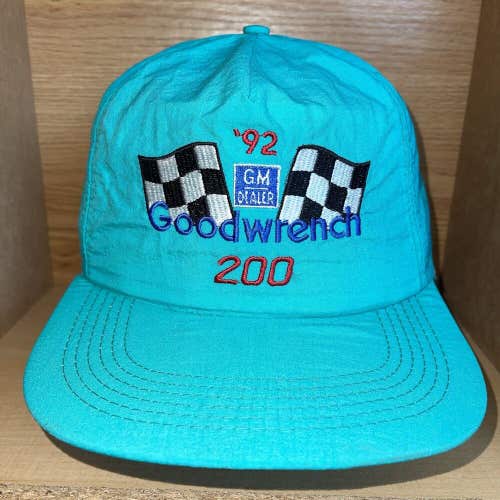 Vintage 1992 Goodwrench GM Dealer Nascar Racing Snapback Hat Cap
