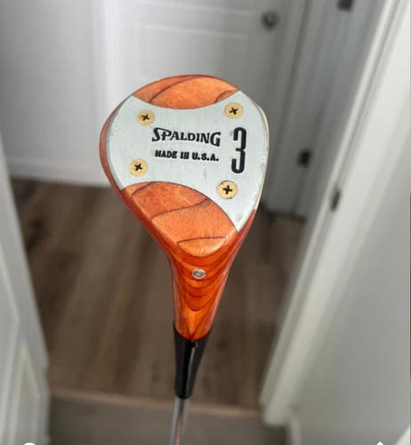 Spalding 3 wood and 5 wood.