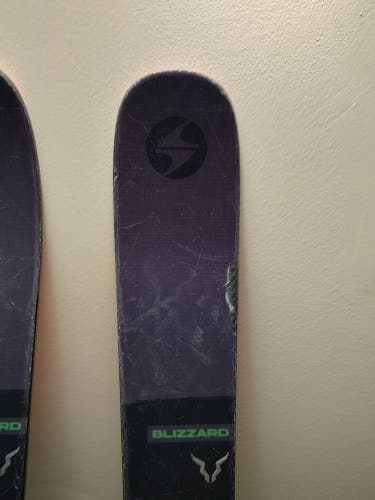 Used Blizzard  180 cm All Mountain Brahma 82 Skis With Bindings Max Din 13