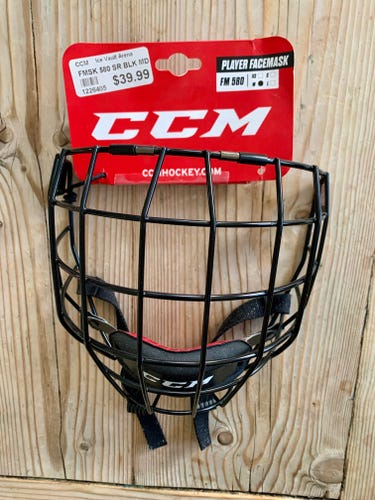 CCM FM580 Medium Black Hockey Helmet Cage - Face Mask