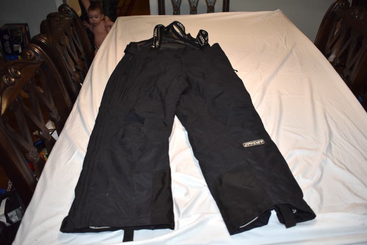 Spyder Entrant GII 5000mm Thinsulate Ski Pants/Bib w/Full Side Zip, Adult XL SHORT