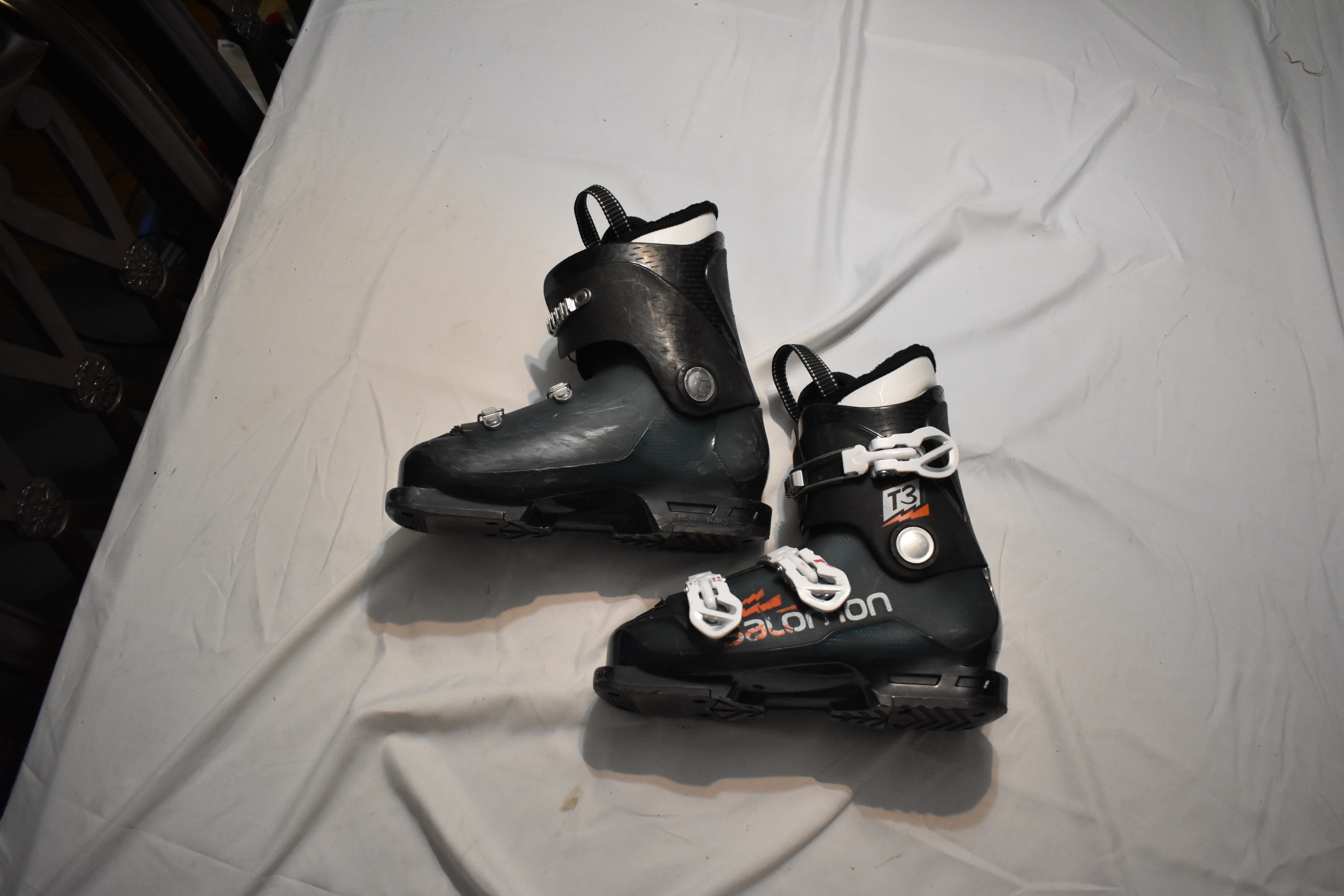 Salomon T3 Ski Boots, Green, 24-24.5, 285