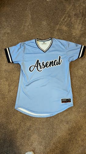 Light Blue Adult Men's Used Small Jersey and Game Pants