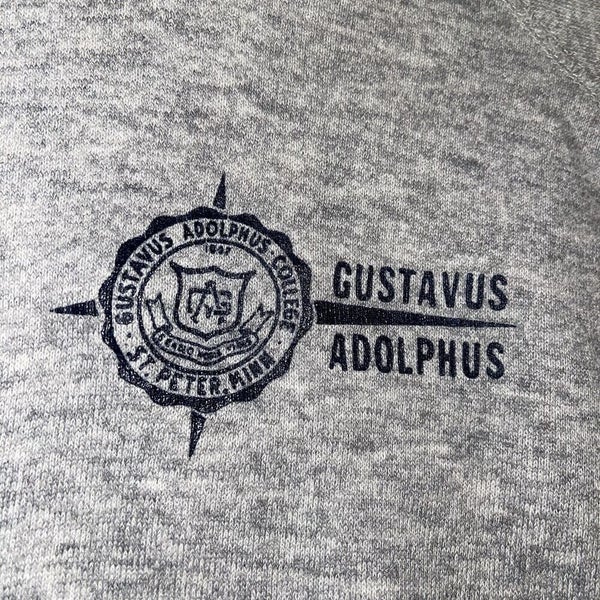 Vintage Gustavus Adolphus College Champion Hoodie Sweatshirt Men’s Size Medium