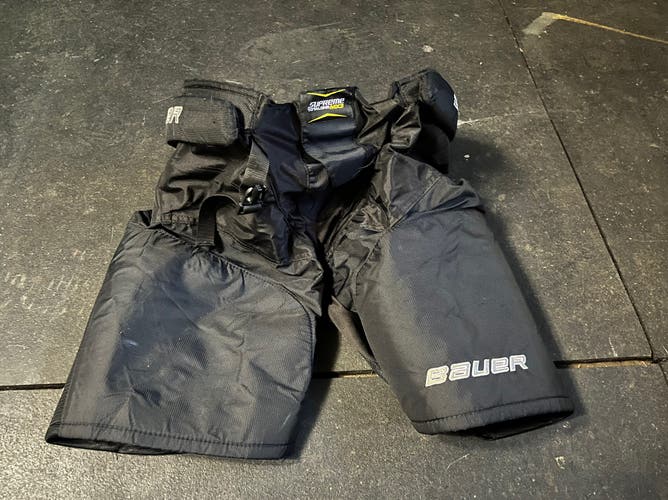 Bauer Supreme MX3 girdle / pant shell. Sz Sr. Large / black