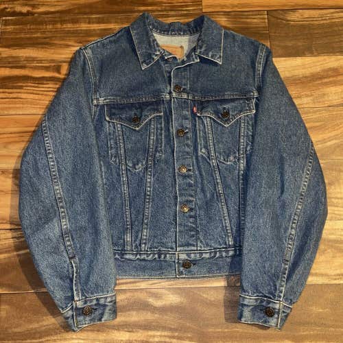Vintage Levi’s Denim Jean Button Trucker Jacket Women's Size 18