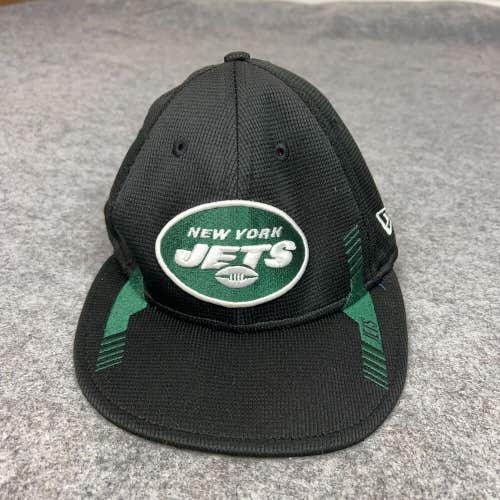 New York Jets Mens Hat 7 1/4 Black Green New Era 59Fifty Football NFL Cap Logo