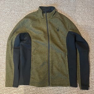 US Ski Team Spyder Zip-Up Mid Layer Large