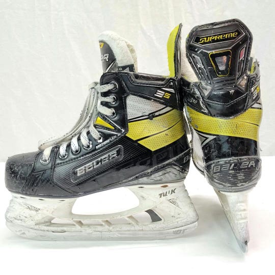 Used Bauer Supreme 3s Junior 02 Ice Hockey Skates