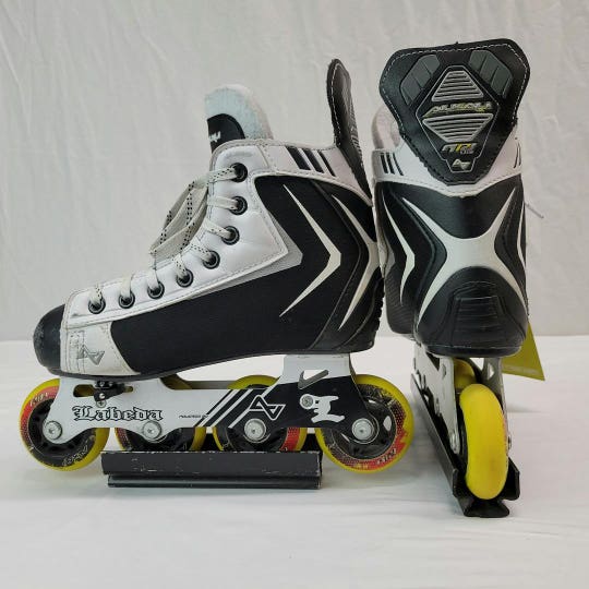 Used Alkali Rpd Lite Adj 2-5 Adjustable Roller Hockey Skates