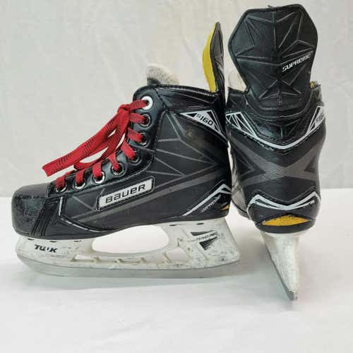 Used Bauer Supreme S160 Youth 13.0 Ice Hockey Skates