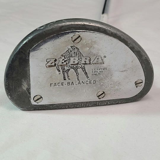 Used Zebra Face Balanced Mallet Putters