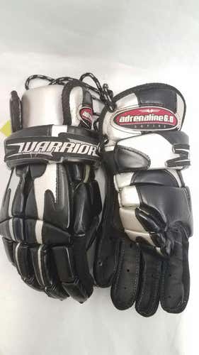 Used Warrior Adrenaline 6.0 10" Lacrosse Junior Gloves