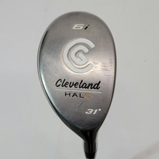 Used Cleveland Halo 6i Hybrid Senior Flex Graphite Shaft Hybrid Clubs