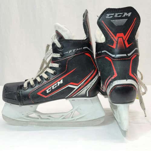 Used Ccm Ft340 Junior 01 Ice Hockey Skates