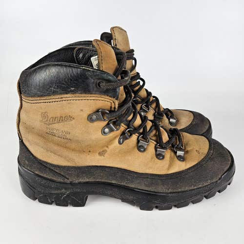 Danner Combat Hiker Leather Boots Vibram 43513X Mens Size 8 XW USA Military
