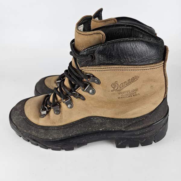 Danner Combat Hiker Leather Boots Vibram 43513X Mens Size 8 XW USA 
