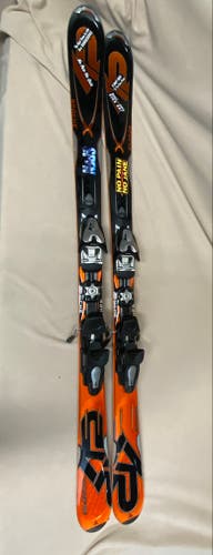 Used K2 163 cm All Mountain Apache Crossfire Skis With Bindings