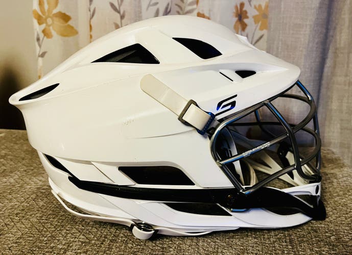 Cascade S Lacrosse Helmet Youth Adjustable Size S White