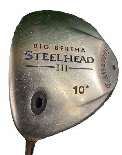Callaway Big Bertha Steelhead III Driver 10 Degrees Regular Graphite Left-Handed
