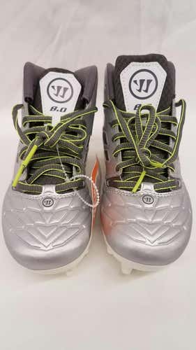 Used Warrior Burn 8.0 Junior 05 Lacrosse Shoes