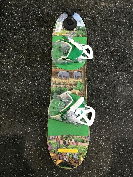 Used Burton Chicklet Cupcakes 95 Cm Girls' Snowboard Combo