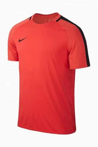 Nike Mens Dry Academy 832967 Size Large Red Black Soccer Jersey NWT $25