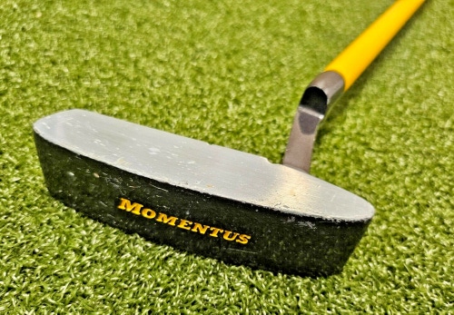 Momentus Golf Weighted Training Blade Putter  /  RH  /  Graphite ~34"  /  jd8530