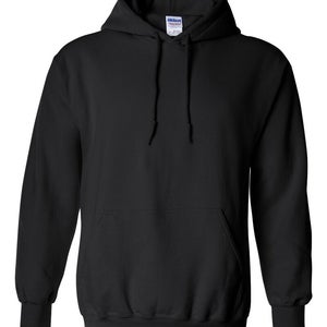Gildan Adult Unisex Heavy Blend 18500 Size Small Black Hooded Sweatshirt New