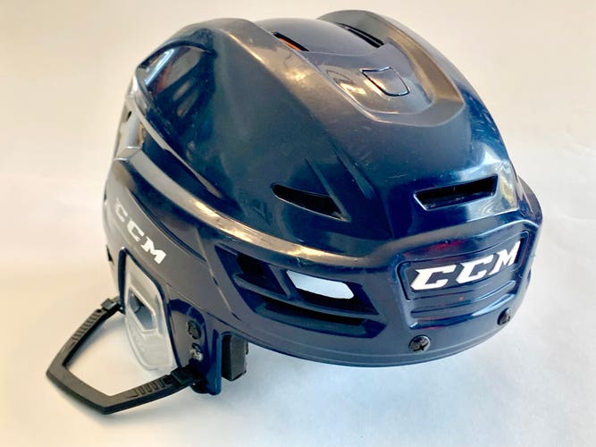 Used CCM Tacks 710 Navy Helmet Large