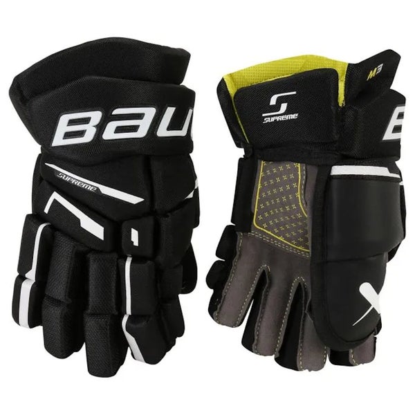 New Bauer Senior Supreme M3 Glove Hockey Gloves 14"