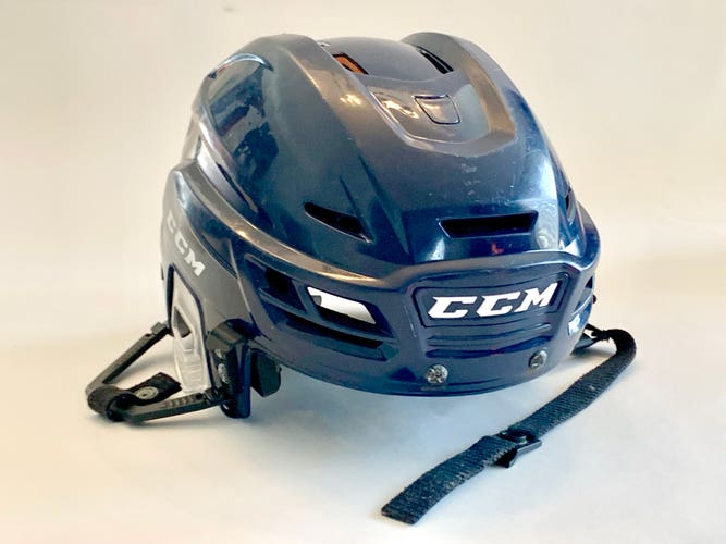 Used CCM Tacks 710 Navy Helmet Large