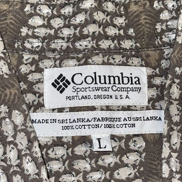 Columbia Fishing Men's Button Shirt Size Large