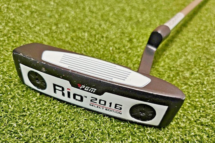 PGM Rio 2016 Select Edition Blade Putter / RH / Steel ~33.5" / NEW GRIP / jd8544