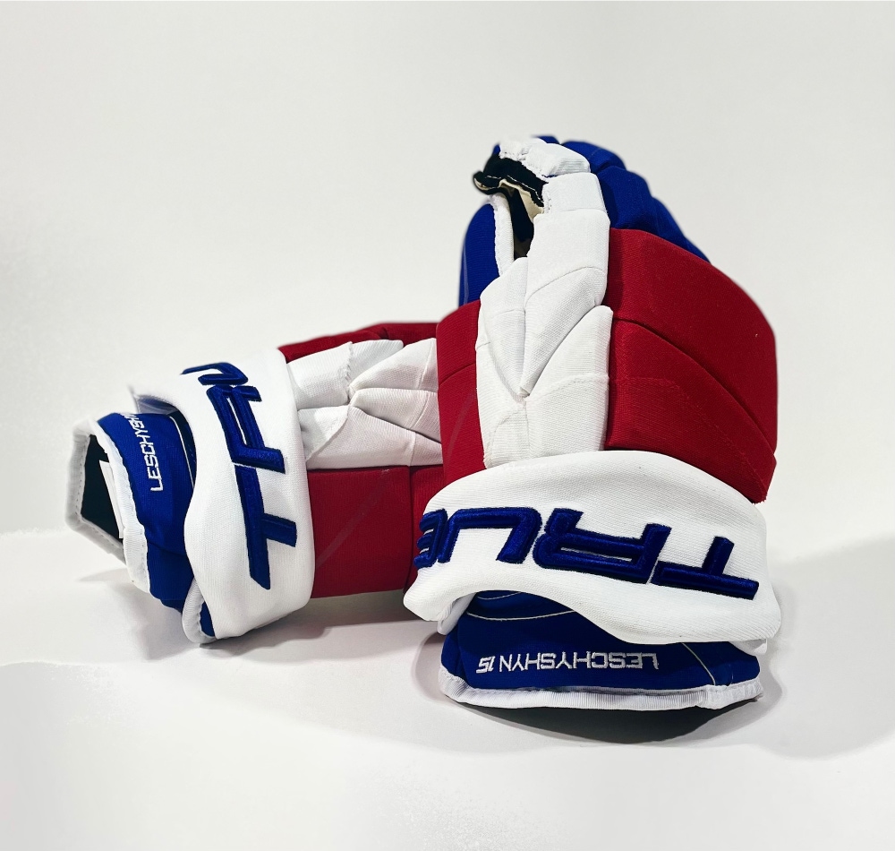 New 14" Catalyst 9X NHL Pro Stock Gloves NY RANGERS - LESCHYSHYN