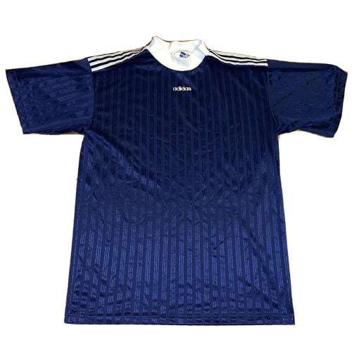Vintage Adidas Soccer Jersey Striped Athletic Shirt Men's Size Large